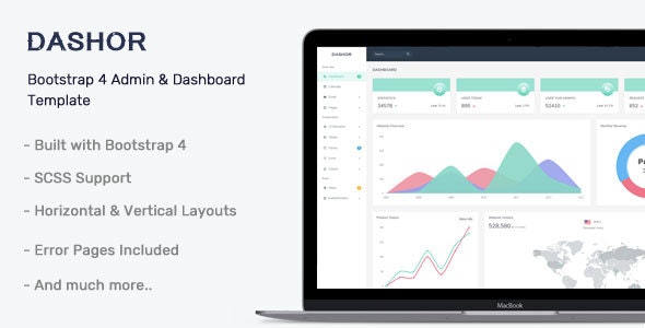Dashor v1.0 - Admin Dashboard Template