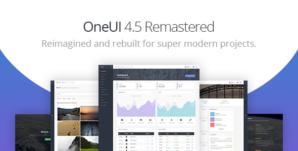 OneUI v4.6 - Bootstrap 4 Admin Dashboard Template & Laravel 6 Starter Kit