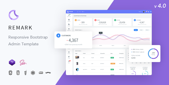 Remark v4.3 - Responsive Bootstrap 4 Admin Template
