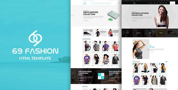 69 fashion - eCommerce Responsive Bootstrap Template