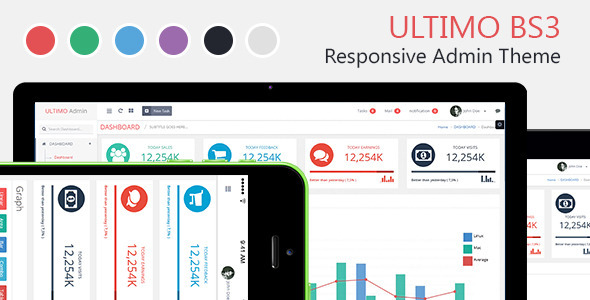 Ultimo Admin Dashboard Template Bootstrap 3
