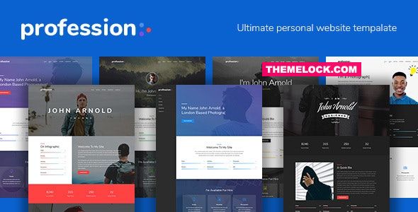 Profession v1.1.2 - Personal Website Template