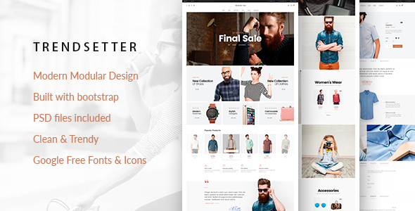 Trendsetter - e-Commerce HTML template