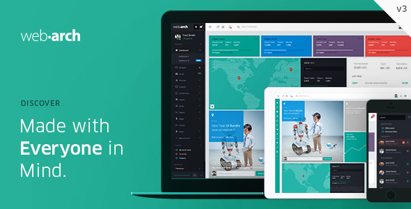 Webarch v3.0 - Responsive Admin Dashboard Template