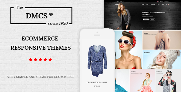 The DMCS - Ecommerce HTML Responsive Template