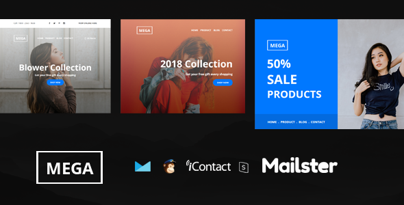 Mega v1.0 - 35+ Modules + Online Access + Mailster + MailChimp