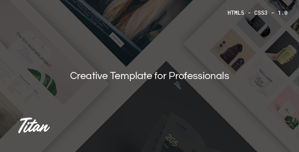 Titan | Creative HTML5 Template