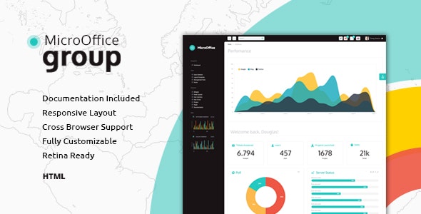 Micro Office v1.1 - Intranet & Extranet HTML Template