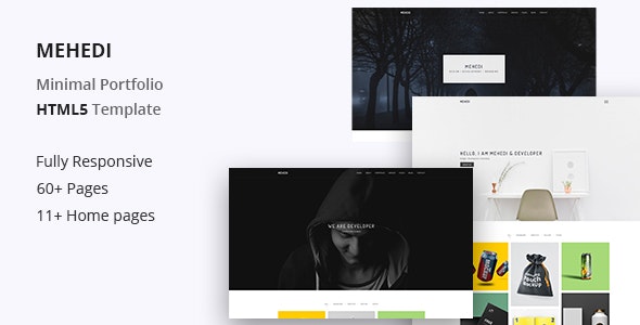 Mehedi v1.0 - Minimal Portfolio Template