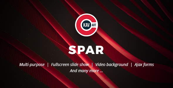 Spar v1.0 - Multipurpose HTML Template