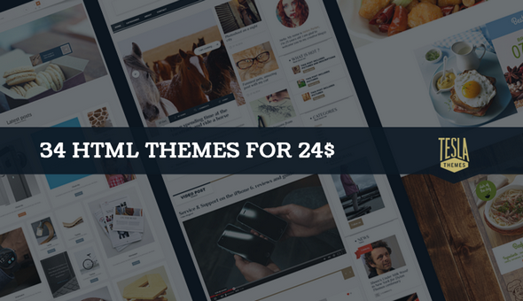 Greedeals - 34 HTML Themes from TeslaThemes