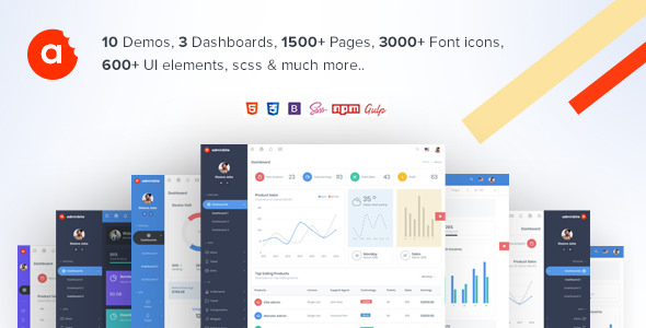 AdminBite - Powerful Bootstrap 4 Admin Template