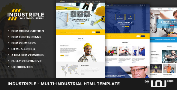 Industriple - Multi Industrial Template