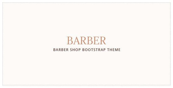 Barber v1.0 - Hair Salon . Barber Shop Template
