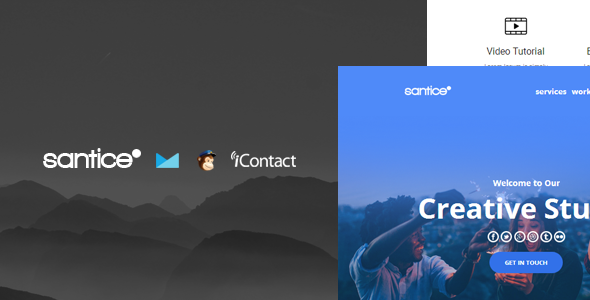 Santice Mail v1.0 - Responsive E-mail Template + Online Access