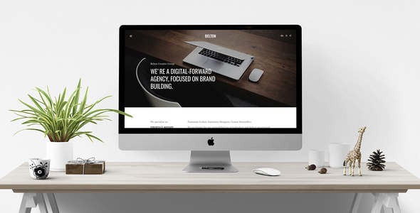Belton - Minimal HTML5 Black and White Multipurpose Template