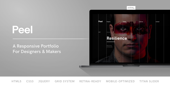 Peel - Portfolio Template For Creatives