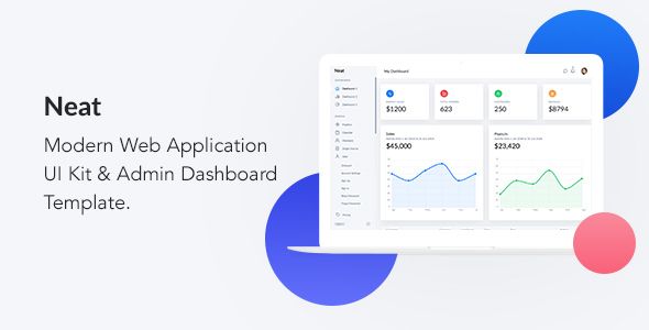 Neat v1.0 - Web Application Kit & Admin Dashboard Template
