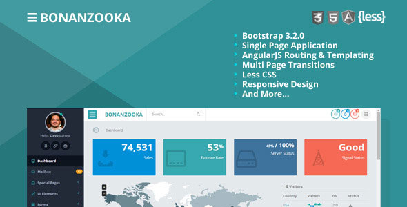 Bonanzooka - Web Admin Page AngularJS App