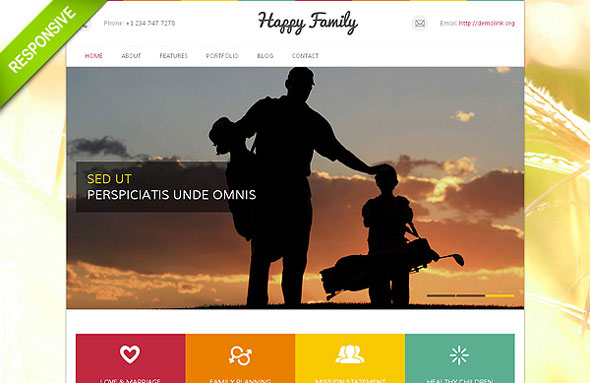 Family  - Flashmint Responsive Bootstrap HTML Theme