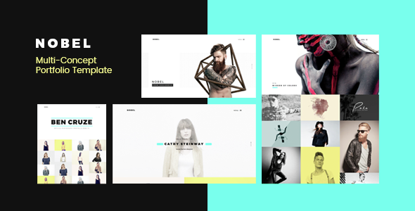 NOBEL - Minimal & Versatile Multi-Concept Portfolio / Agency Template