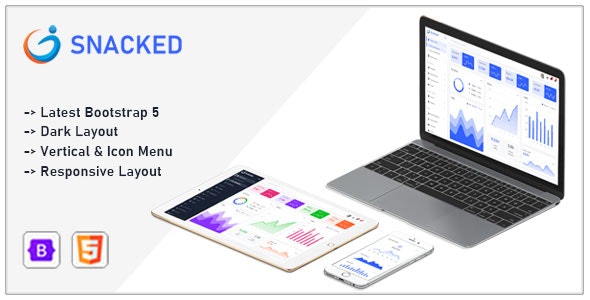 Snacked v1.0 - Bootstrap 5 Admin Template