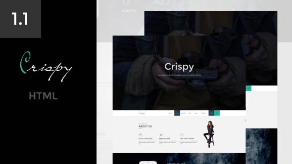 Crispy v1.1.1 - One & Multi Page HTML