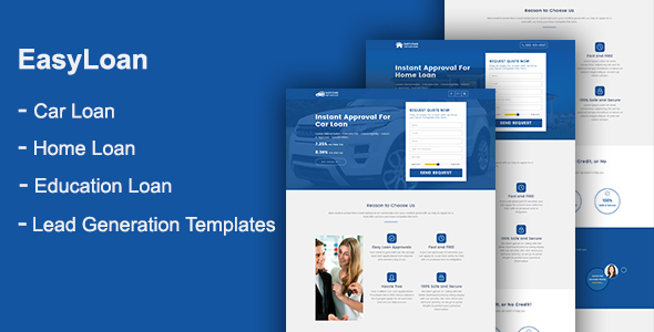 EasyLoan - Loan Company Website Templates