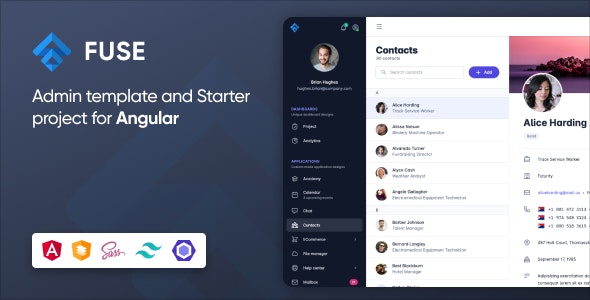 Fuse v14.2.0 - Angular 13+ Admin Template