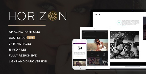 Horizon v1.4 - Responsive Photography Template