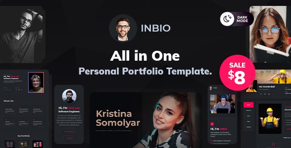 InBio v1.0.5 - One Page Personal Portfolio Template