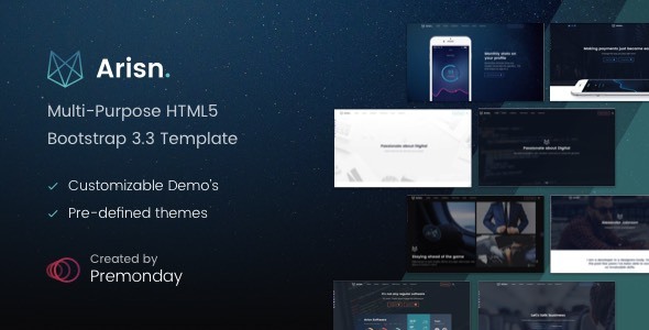 Arisn - Multipurpose HTML5 Template