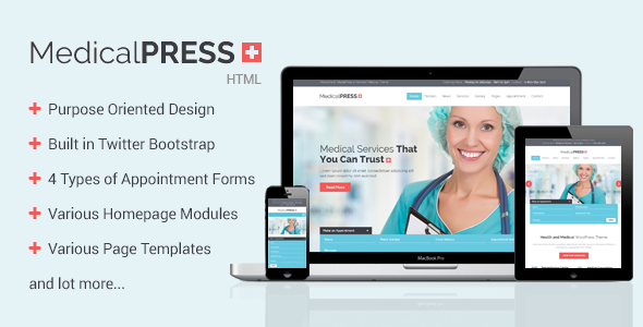 MedicalPress - Health and Medical HTML Template
