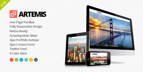 Artemis - Codegrape Responsive One Page Theme