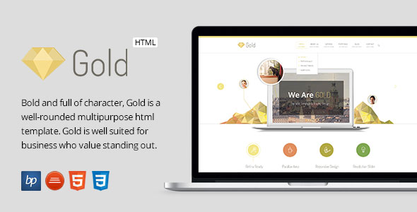 Gold - Responsive Business HTML5 Template