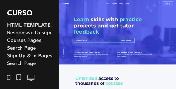 Curso v1.0 - Courses and LMS HTML5 Responsive Template