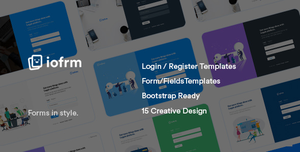 Iofrm - Login and Register Form Templates