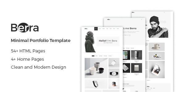 Berra - Minimal Portfolio Template