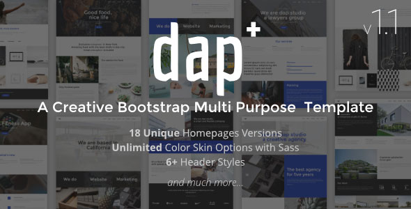 Dap v1.1 - Creative MultiPurpose HTML Template