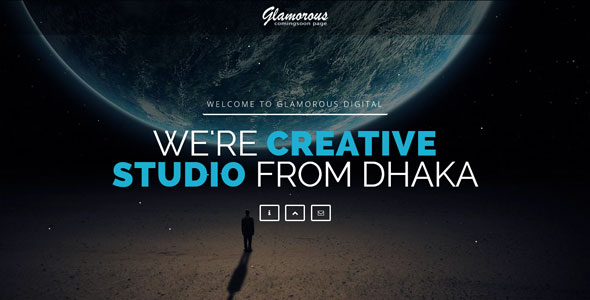 Glamorous Creative Intro Page