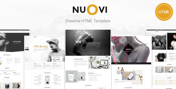 Nuovi - Creative Agency/Personal HTML Template