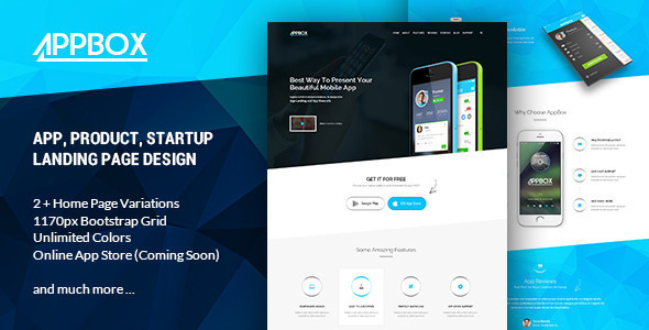AppBox - App Landing & Shop HTML