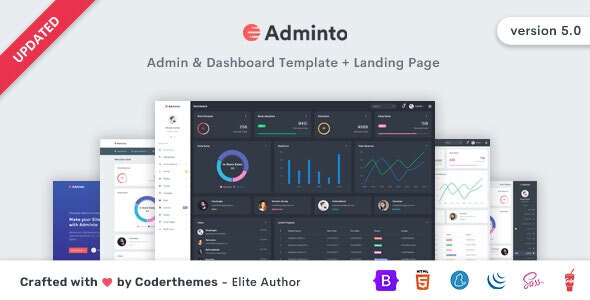 Adminto v5.0 - Admin Dashboard Template