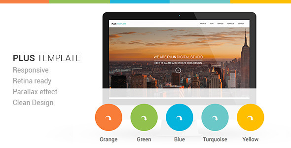 Plus Responsive Retina Ready One-Page Template