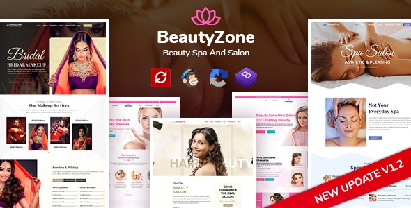 BeautyZone v1.2 - Beauty Spa Salon & Massage HTML Template