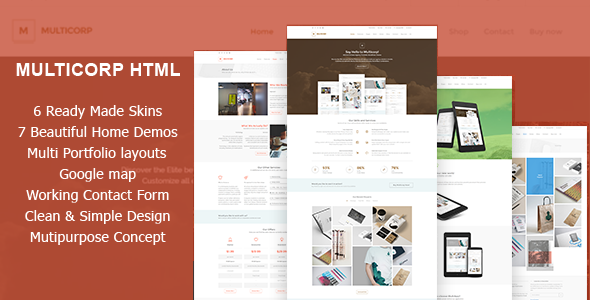 Multicorp - Clean Agency HTML Theme