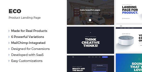 Eco - Product Landing Page