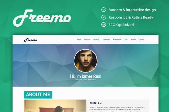 Freemo - Resume / Portfólio Theme