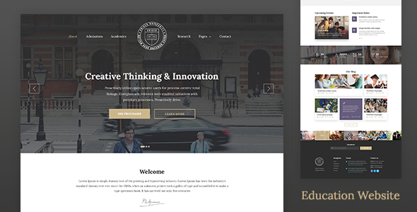 Unisco HTML v2.0 - Education Website Template for School, College & University