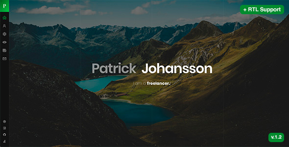 Patrick v1.2 - Personal vCard / Resume / CV Template